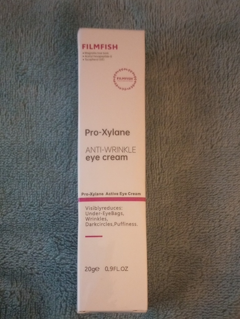 Pro-Xylane Anti-Wrinkle Eye Cream - White with Pink Accents